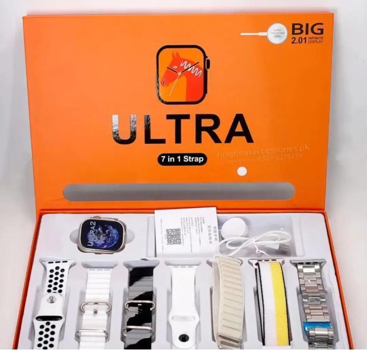 7 in 1 Smart Watch - 7 Straps Smart watch Ultra watch 8 for Gift - 7in1 Smart watch for Boys - 7 in 1 Ultra Smart watch for Girls - Ultra 7 in 1 strap - Smart watch with 7 straps - Smart watch 7 in 1 - Ultra Smart watch 7 straps - Smartwatch Ultra 8