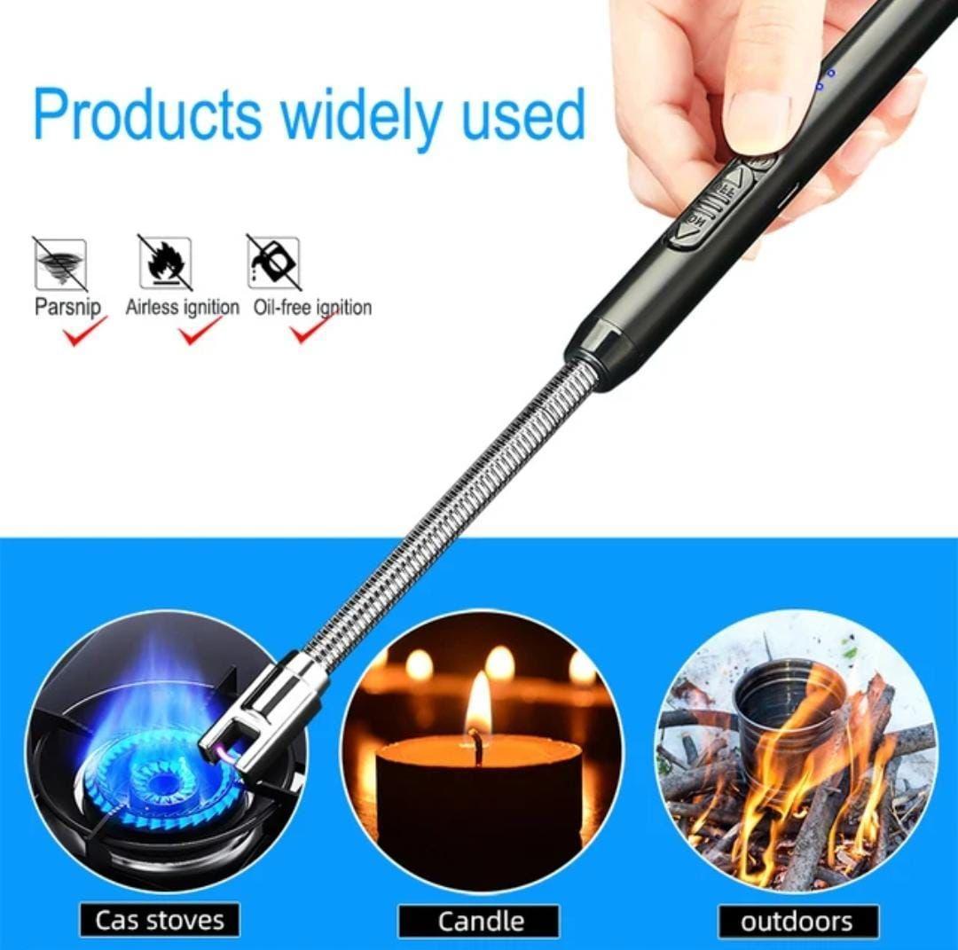 Rechargeable Electric USB Lighter Stove Lighter Long Neck Led Best Quality