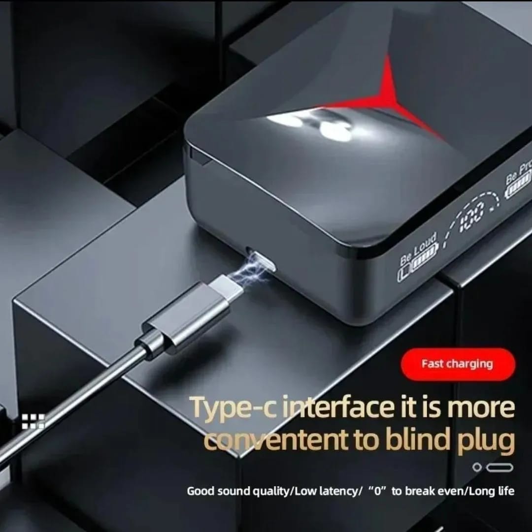 Firozvi M90 Pro TWS Wireless Bluetooth Earbuds – LED Digital Display | IPX5 Waterproof | Deep Bass